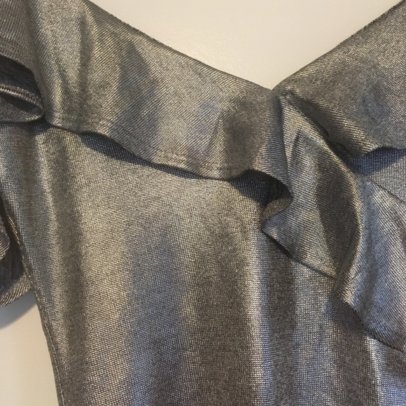 Metallic Silver Bodysuit from Forever 21 - Picture 2 of 4